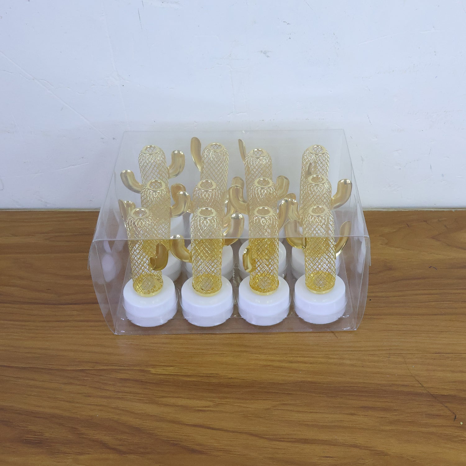 Decorative Cactus Shaped Flameless LED Candles (12 Pc) Decorative Cactus Shaped Flameless LED Candles (12 Pc)